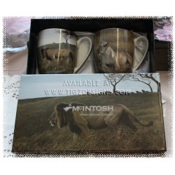 McIntosh Fine Bone China - Robert Bateman Mug Pairs